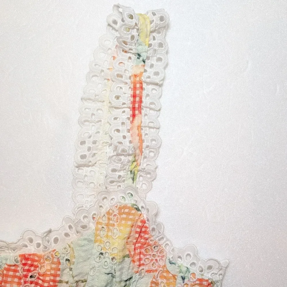 NWT By Anthropologie Ruffled Eyelet Dress - Picture 7 of 16